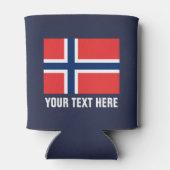 ノルウェー国旗はクーラー可能 |ノルウェービール保有者 缶クーラー (裏面)