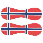 ノルウェー国旗を持つ愛国的なソフトボール ソフトボール (パネル)