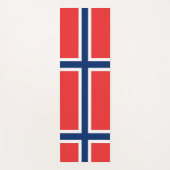 ノルウェー国旗を持つ愛国的なヨガマット ヨガマット (正面)