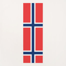 ノルウェー国旗を持つ愛国的なヨガマット ヨガマット