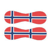 ノルウェー国旗を持つ愛国野球 野球ボール (パネル)