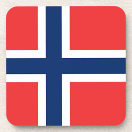 ノルウェー国旗を持つ懸命プラスチックのコースター コースター
