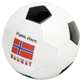 ノルウェー国旗カスタマイズ商品 サッカーボール (3/4)