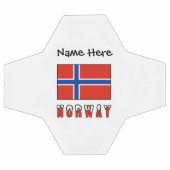 ノルウェー国旗カスタマイズ商品 サッカーボール (フラット)