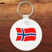 ノルウェー国旗キーチェーン キーホルダー (正面)