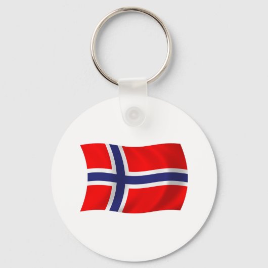 ノルウェー国旗キーチェーン キーホルダー (正面)