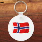 ノルウェー国旗キーチェーン キーホルダー (正面)
