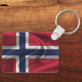 ノルウェー国旗キーチェーン キーホルダー (正面)