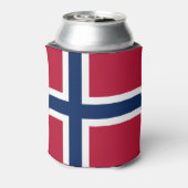ノルウェー国旗クーラーボックス 缶クーラー (缶裏面)