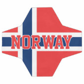 ノルウェー国旗サッカーボール チームファン＆選手用 サッカーボール (フラット)