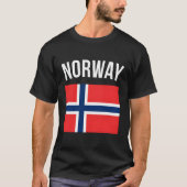 ノルウェー国旗ノルウェー Tシャツ (正面)