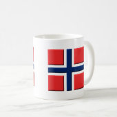 ノルウェー国旗ノールシュクマグ コーヒーマグカップ (正面右)