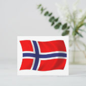 ノルウェー国旗ポストカード ポストカード (スタンド正面)