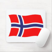 ノルウェー国旗マウスパッド マウスパッド (マウス)