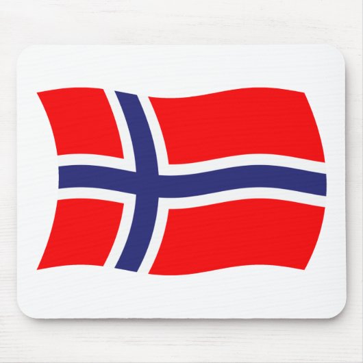 ノルウェー国旗マウスパッド マウスパッド (正面)