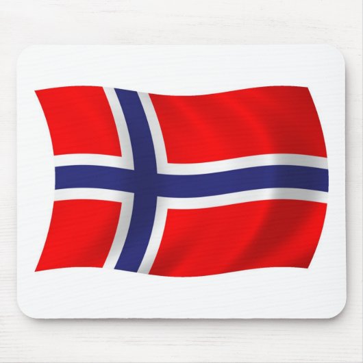 ノルウェー国旗マウスパッド マウスパッド (正面)