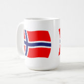 ノルウェー国旗マグカップ コーヒーマグカップ (正面左)