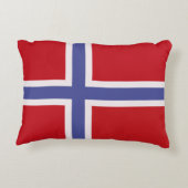 ノルウェー国旗 アクセントクッション (裏面)