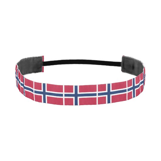 ノルウェー国旗 アスレチックヘッドバンド (正面)