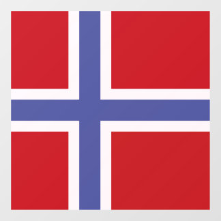 ノルウェー国旗 ウィンドウサイン
