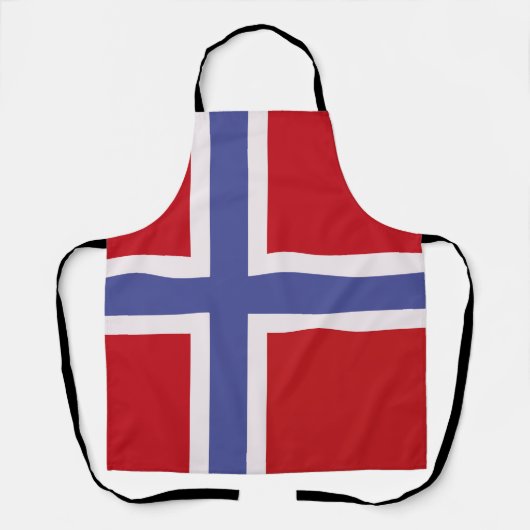 ノルウェー国旗 エプロン (正面)