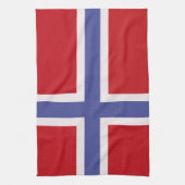 ノルウェー国旗 キッチンタオル (縦)