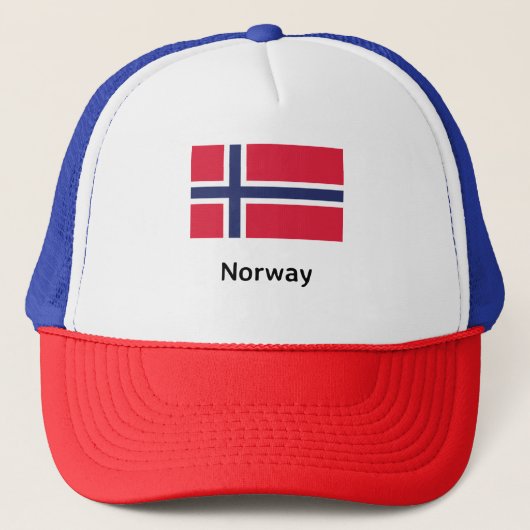 ノルウェー国旗 キャップ (正面)