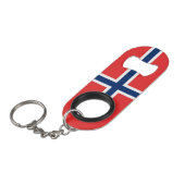 ノルウェー国旗 キーホルダー栓抜き (正面アングル)