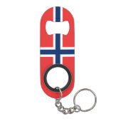 ノルウェー国旗 キーホルダー栓抜き (裏面)