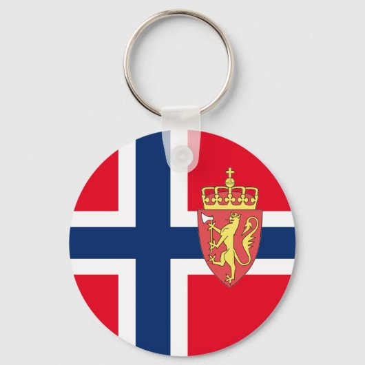 ノルウェー国旗 キーホルダー (正面)