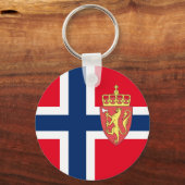ノルウェー国旗 キーホルダー (正面)