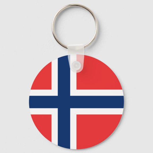 ノルウェー国旗 キーホルダー (正面)