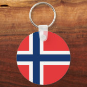 ノルウェー国旗 キーホルダー (正面)