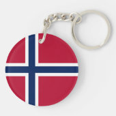 ノルウェー国旗 キーホルダー (裏面)