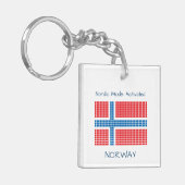 ノルウェー国旗 キーホルダー (正面左)