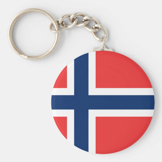ノルウェー国旗 キーホルダー (正面)