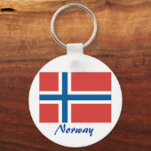 ノルウェー国旗 キーホルダー (正面)