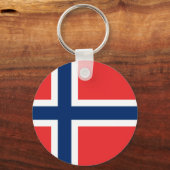 ノルウェー国旗 キーホルダー (正面)