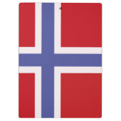 ノルウェー国旗 クリップボード (裏面)