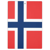 ノルウェー国旗 クリップボード (裏面)