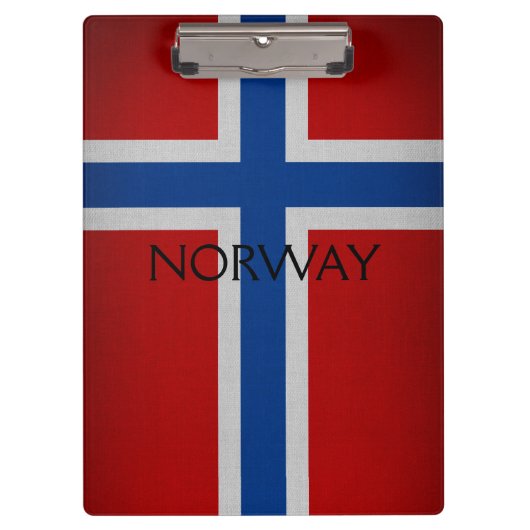 ノルウェー国旗 クリップボード (正面)
