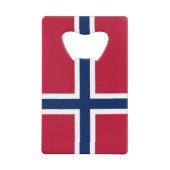 ノルウェー国旗 クレジットカード栓抜き (正面)