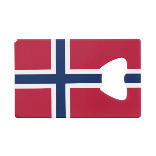 ノルウェー国旗 クレジットカード栓抜き (正面(横))