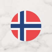 ノルウェー国旗 コンフェッティ (スモール正面)
