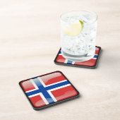 ノルウェー国旗 コースター (右側)