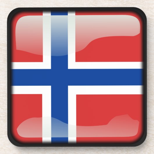 ノルウェー国旗 コースター (正面)