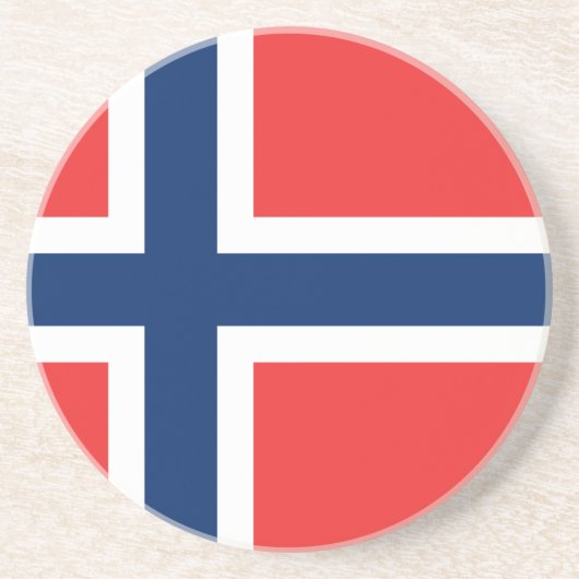 ノルウェー国旗 コースター (正面)