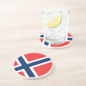 ノルウェー国旗 コースター (側面)