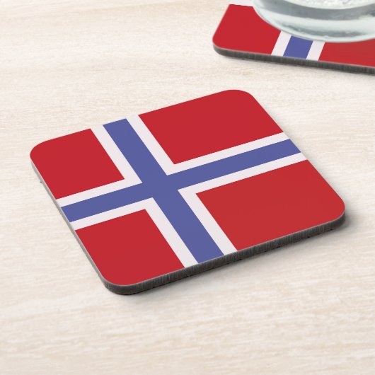 ノルウェー国旗 コースター (左側)