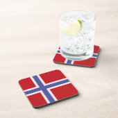ノルウェー国旗 コースター (右側)